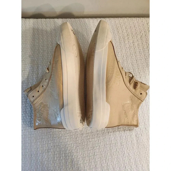 NWT HUF x Thrasher Leather Embossed Hi-Top Sneakers - Men's 11.5 - Picture 6 of 11